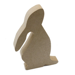 Freestanding Hare - Cute Bunny Rabbit Craft Shapes - Laserworksuk