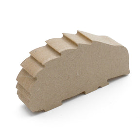 Freestanding Hedgehog Wooden Craft Shapes - Laserworksuk