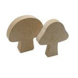 Freestanding Mushroom Toadstool - 18mm MDF Wooden Craft Shape - Laserworksuk