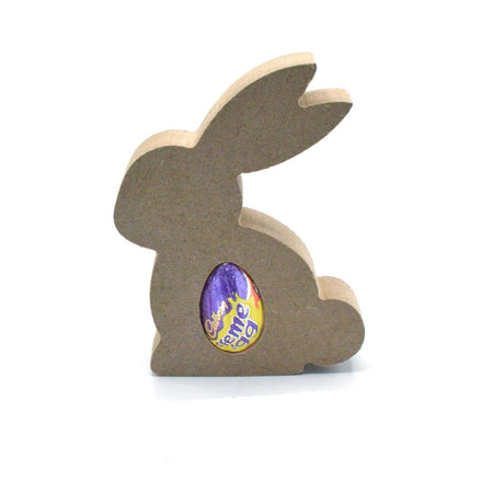 Laserworksuk Freestanding Rabbit - Easter Bunny Chocolate Egg Holder