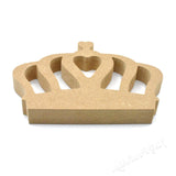 Laserworksuk Freestanding Royal Crown - 18mm MDF Wooden Tiara