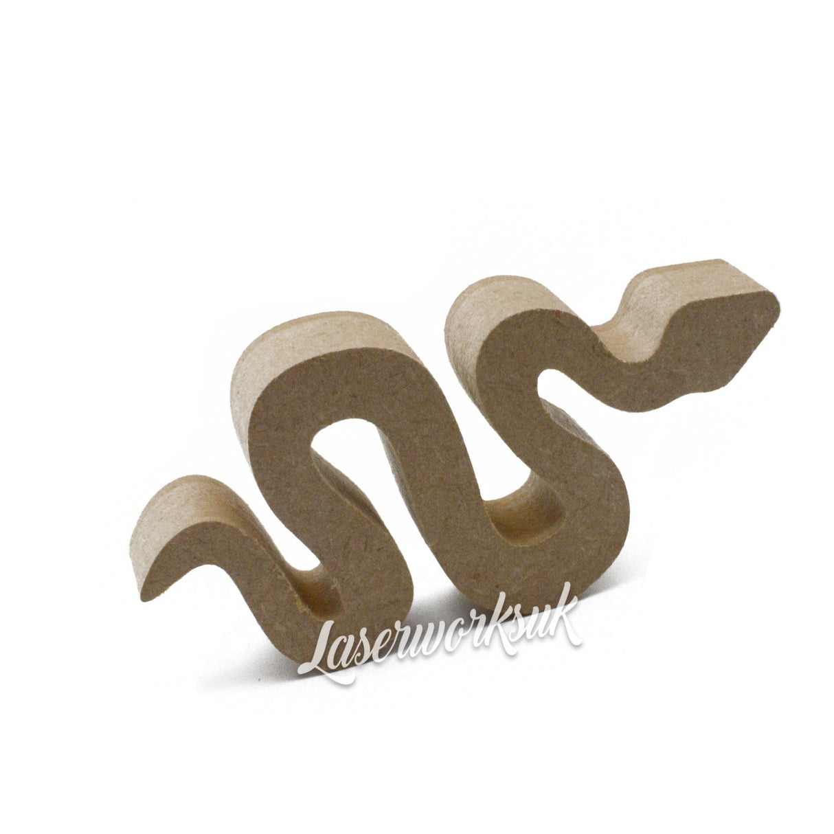 Freestanding Snake 18mm Reptile Craft Shapes - Laserworksuk