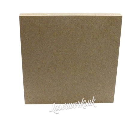 Freestanding Square Shapes, 18mm Thick Wooden MDF Blanks - Laserworksuk