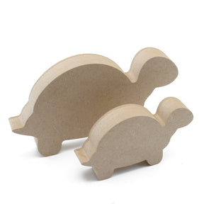 Freestanding Tortoise Wooden Craft Shapes - Laserworksuk