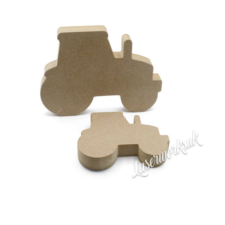 Freestanding Tractor 18mm Thick Wooden Shape - Laserworksuk