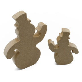 Freestanding Waving Christmas Snowman Blank Decoration - Laserworksuk