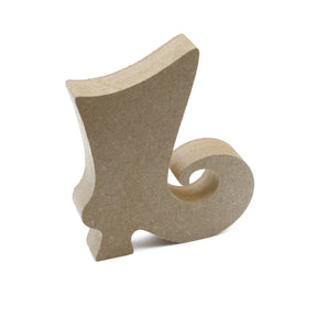 Freestanding Witch Shoe boot - Halloween Craft Shapes - Laserworksuk