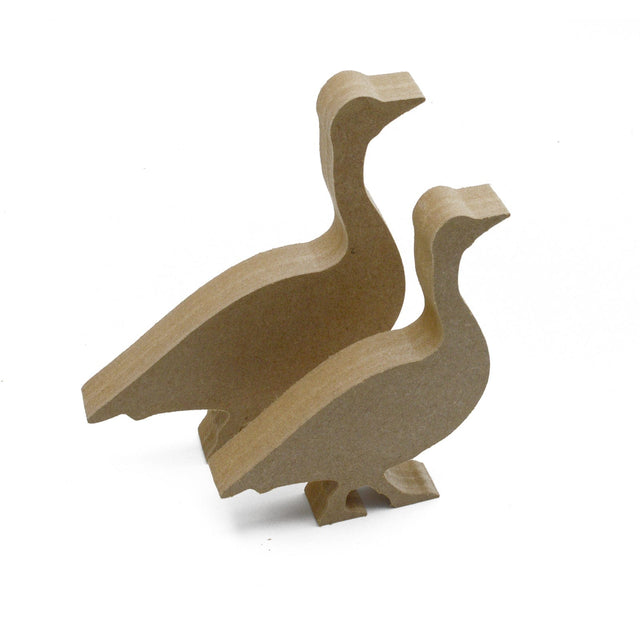 Freestanding Wooden Goose - 18mm MDF Craft Shapes - Laserworksuk