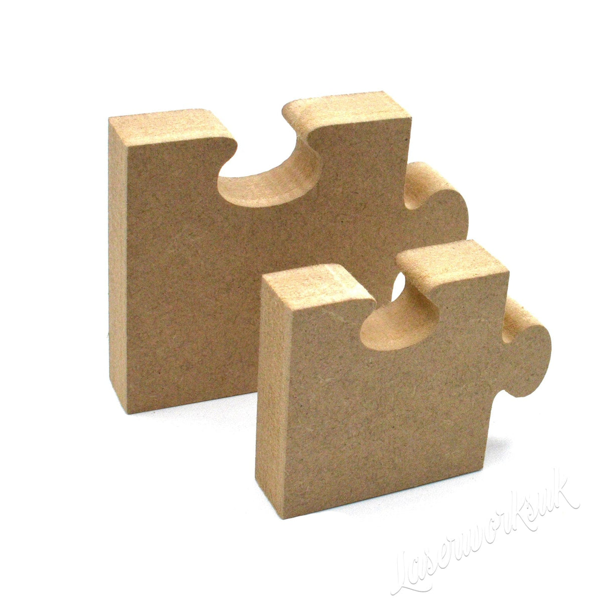 Freestanding Wooden Jigsaw Puzzle Shapes - Nursery Décor - Laserworksuk