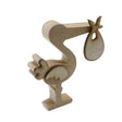 Freestanding Wooden Stork - New Baby Gift - Baby Shower - Laserworksuk