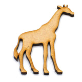 Giraffe Craft Shapes - Safari Craft Shapes - Laserworksuk