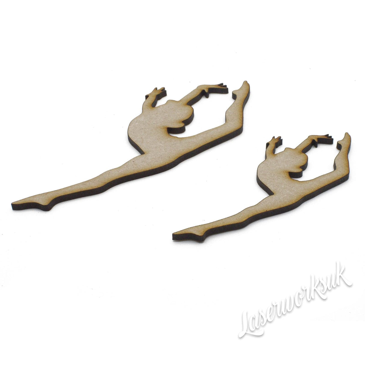 Gymnastic Craft Shapes - MDF Wooden Blanks - Laserworksuk