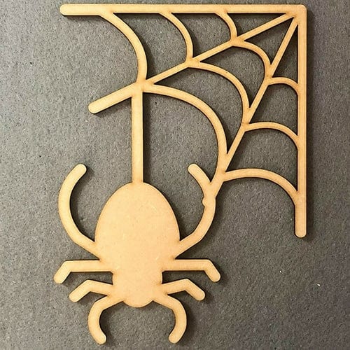 Halloween Spider & Web | Spooky Decoration - Laserworksuk