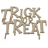 Halloween Trick or Treat Sign - Laserworksuk
