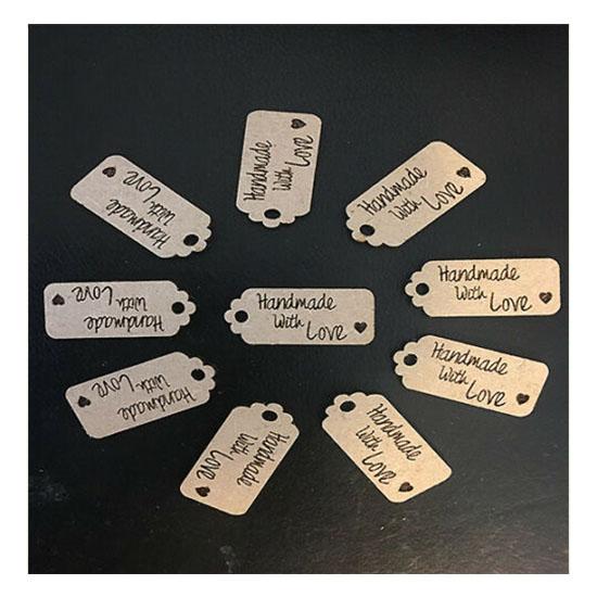 Hand made with love - Tags for crafters - Laserworksuk