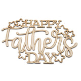 Happy Fathers Day Sign - Laserworksuk