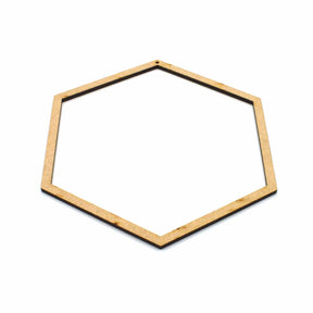 Hexagon Outline Shape | Quatrefoil - LaserworksUK