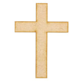 Holy Cross Jesus Religious Easter MDF Crucifix Craft Shape - Laserworksuk