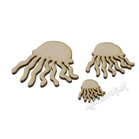 Jellyfish MDF Craft Shape | Marine Sea Jellies - LaserworksUK