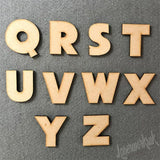 Large Bold Craft Letters & Numbers - Laserworksuk
