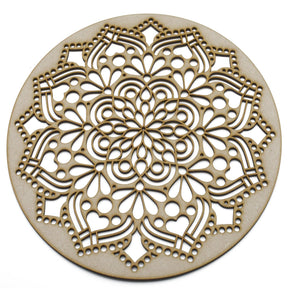 Laser Cut Layered Mandala - MDF Mandala Wall Décor - M1 - LaserworksUK