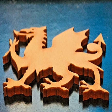 Laser Cut Welsh Dragon - Made in Wales - Laserworksuk