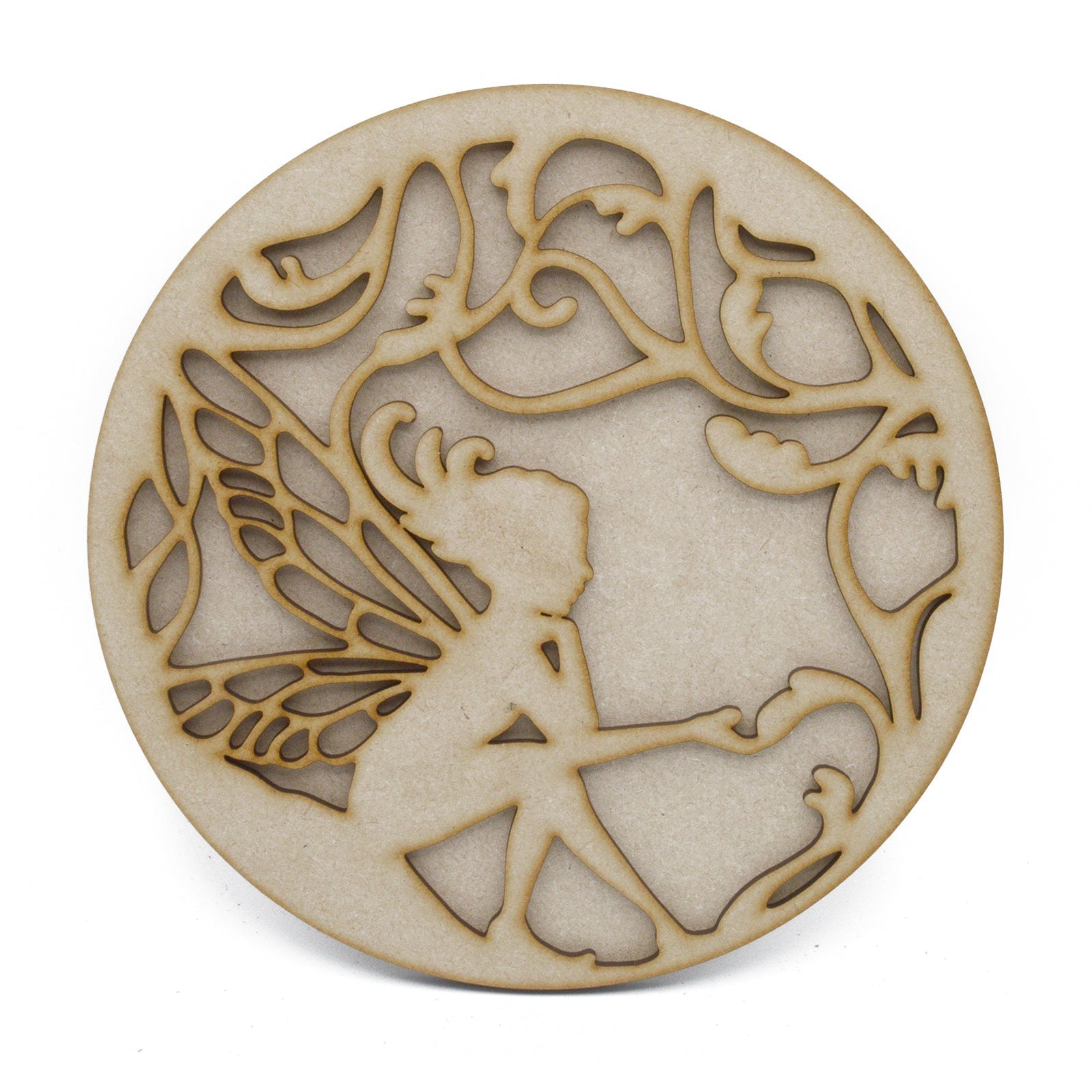 Layered Fairy Wall Hanging - MDF Nursery Wall Décor - LaserworksUK