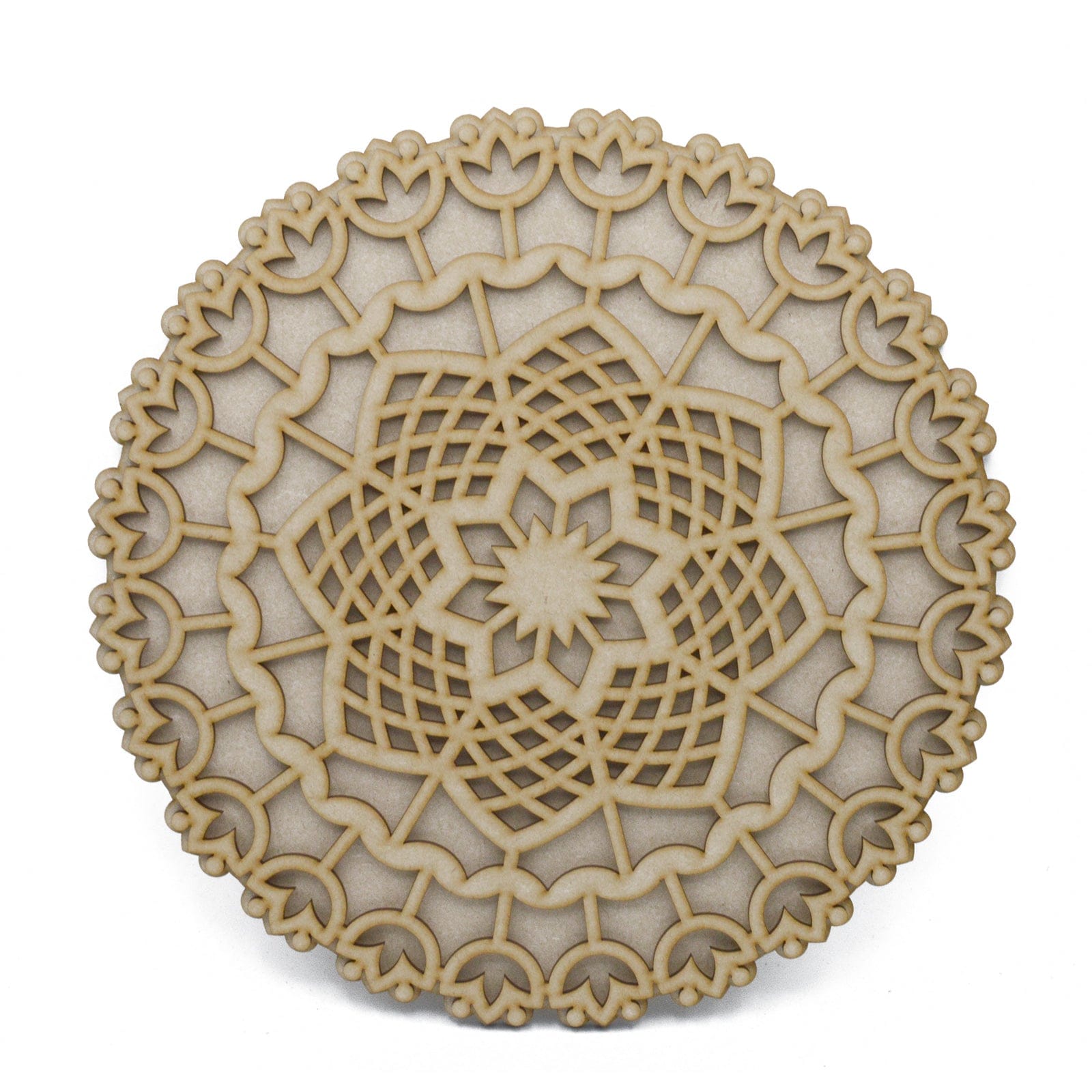 Layered Mandala - Laser Cut Lotus Mandala Wall Decor - LaserworksUK
