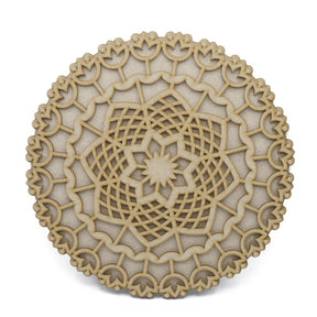 Layered Mandala - Laser Cut Lotus Mandala Wall Decor - LaserworksUK