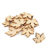 Maple Leaf Wooden Craft Shapes - Perfect For Crafts - Laserworksuk