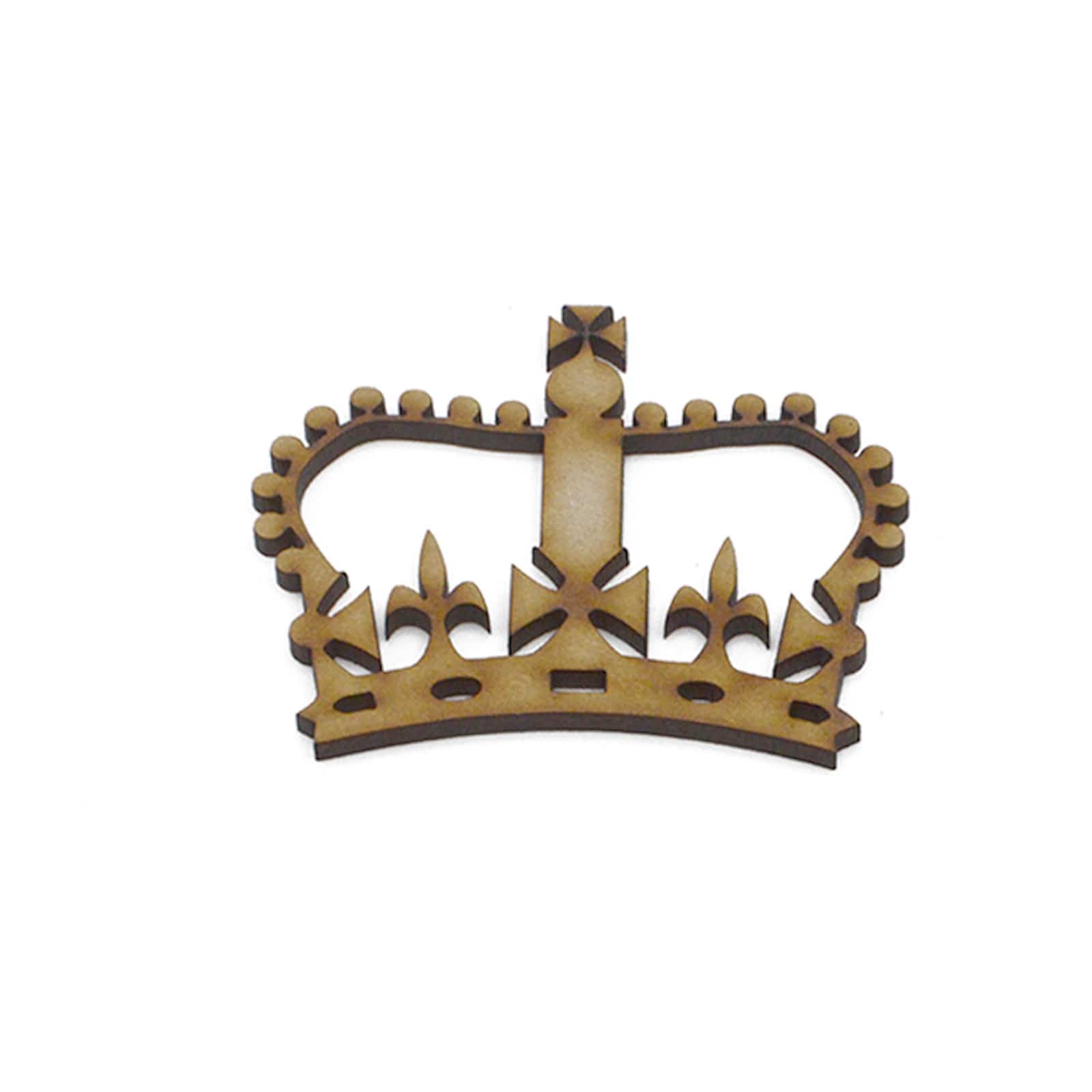Mdf Crown Craft Blank - Royal Coronation Crown Shapes - LaserworksUK