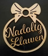 Nadolig Llawen Baubles - Welsh Merry Christmas - Laserworksuk