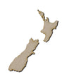 New Zealand Maps - Kiwi Map Outline Shapes - Laserworksuk