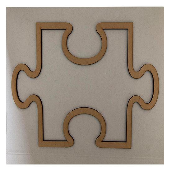 Outline Jigsaw Puzzle Pieces - Craft shapes - Laserworksuk