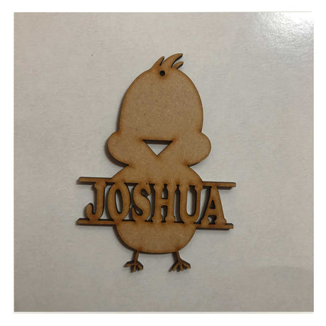 Personalised Easter Bunny Decorations - LaserworksUK