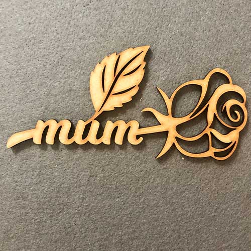 Personalised Name Roses | Mothers Day - Laserworksuk