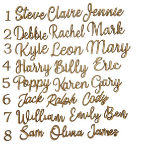 Personalised Wooden Words - Wood Name Cutout - LaserworksUK