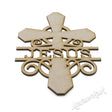 Personalized Wooden Cross Monograms - Laserworksuk