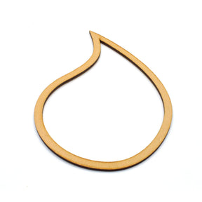 Raindrop Outline Shape | Dreamcatcher - LaserworksUK