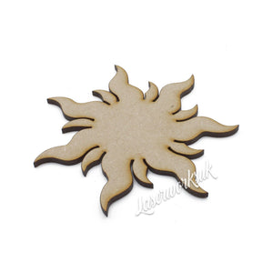 Tarot Sun Craft Shapes - XIX - MDF Crafts Wooden Blanks - LaserworksUK