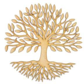 Tree of Life Family Tree Shapes - LaserworksUK