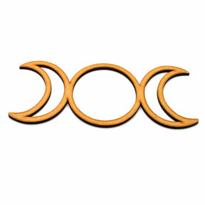 Triple Moon Goddess Symbol | Craft Shapes - LaserworksUK