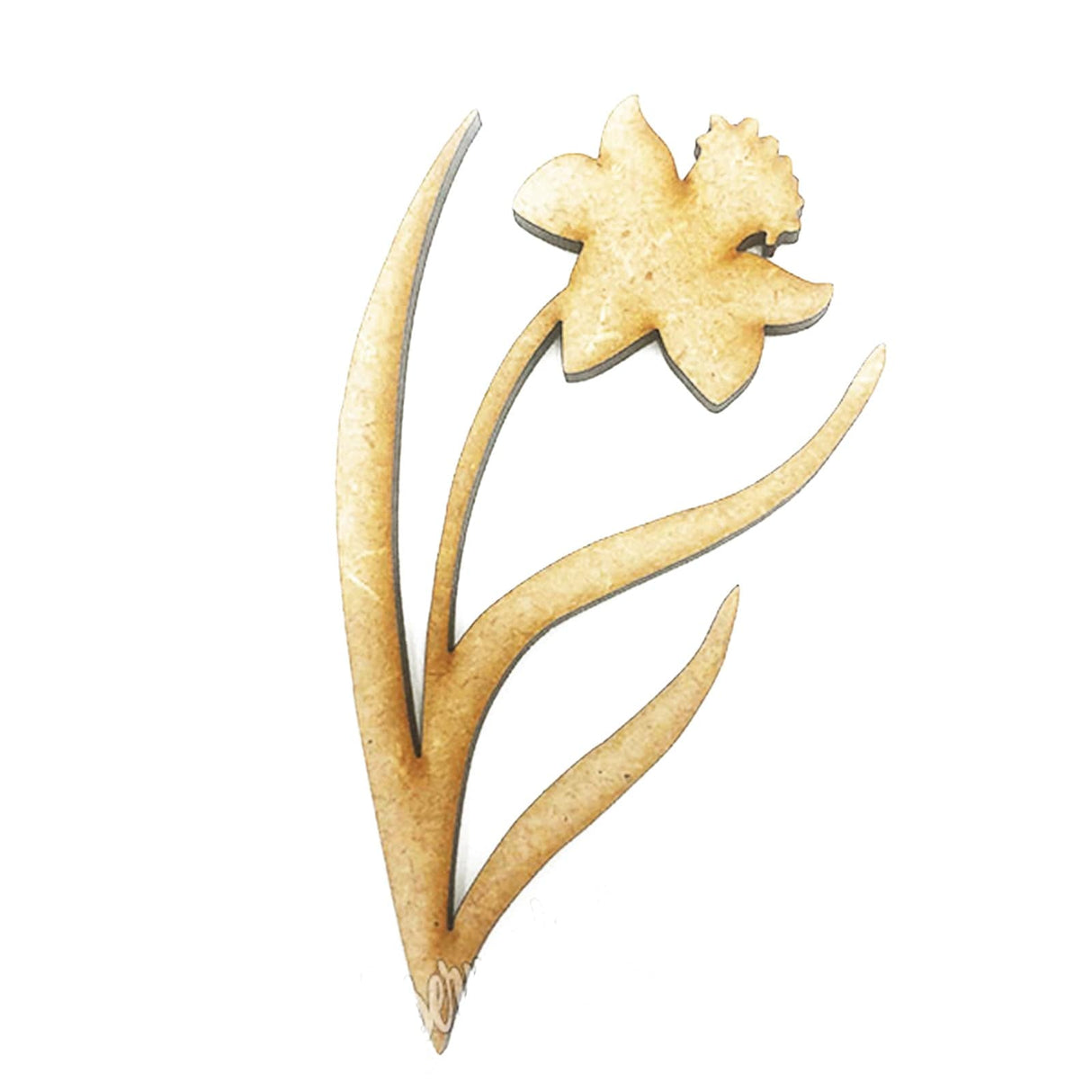 Welsh Daffodil MDF Craft Shapes - Flower of Wales - Laserworksuk