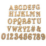 Wooden Alphabet Letter & Number 2cm - 40cm - Perfect Big Toy Box Letters F17 - Laserworksuk