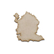 Wooden Anglesey Maps - Anglesey Map Shape - Laserworksuk