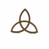 Wooden Celtic Knot Shapes - Trinity Knot - Triquetra - Laserworksuk