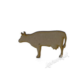 Wooden Cow MDF Craft Shapes - Laserworksuk