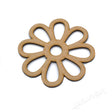 Wooden Daisy Flower Outline Shapes - Craft Flower - LaserworksUK