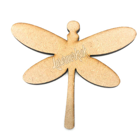 Wooden Dragonfly MDF Blank Shape Craft - Laserworksuk