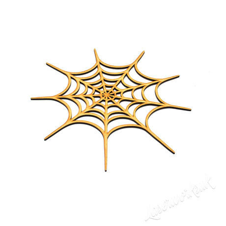 LaserworksUK Halloween Décor Wooden Halloween Spider Web | Laser Cut